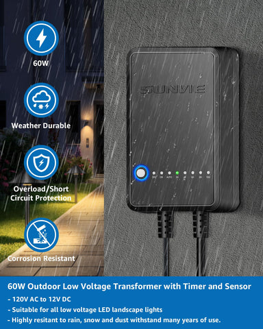 SUNVIE circuit protection and memory feature keeps last settings