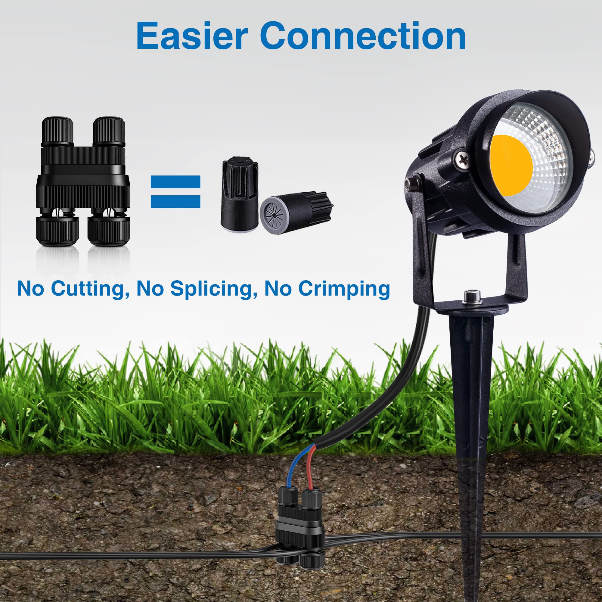 SUNVIE Fastlock2 installation showing easy connections without crimping.