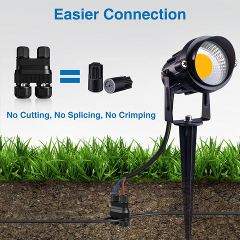 SUNVIE Fastlock2 installation showing easy connections without crimping.
