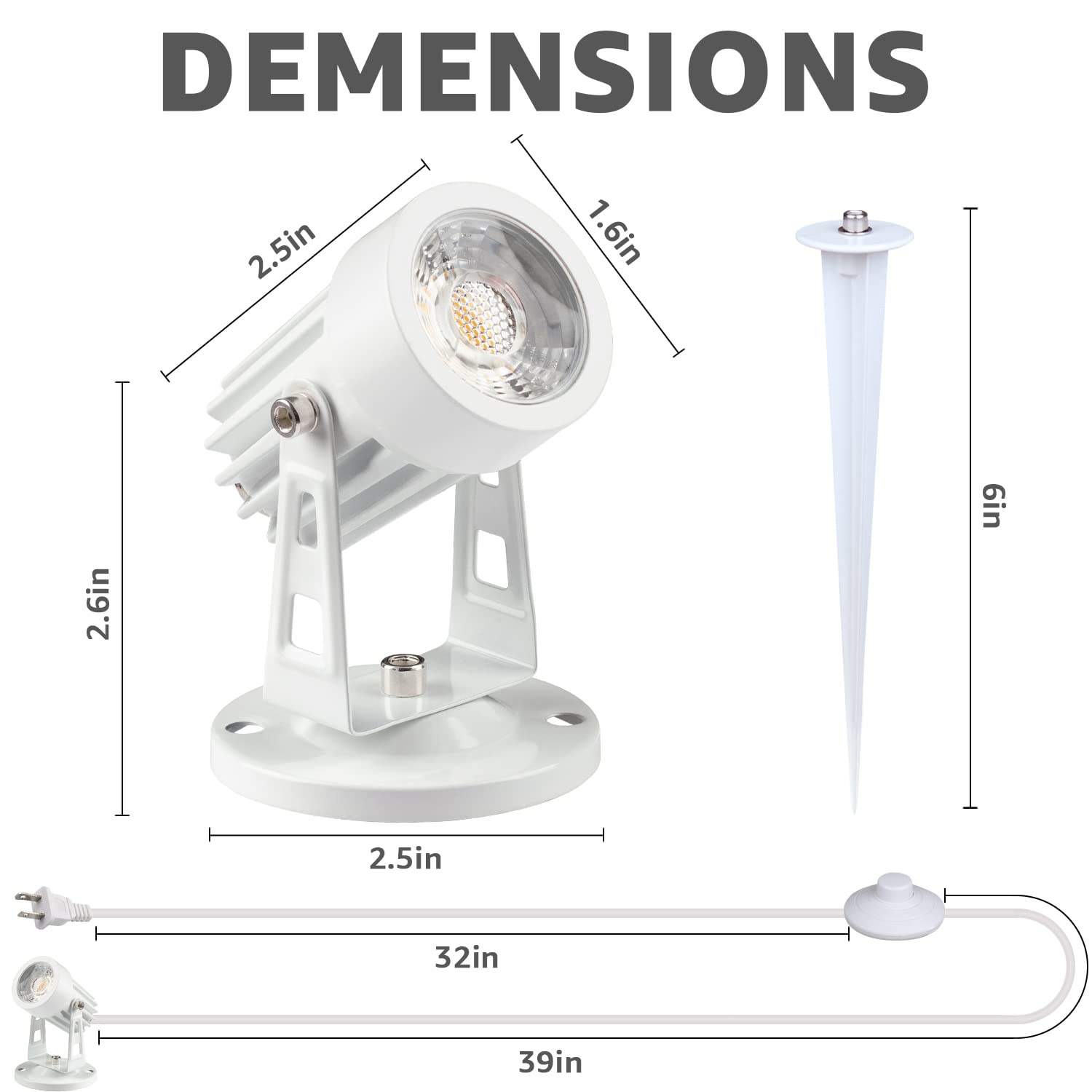 SUNVIE indoor accent light ideal for living room detailing.