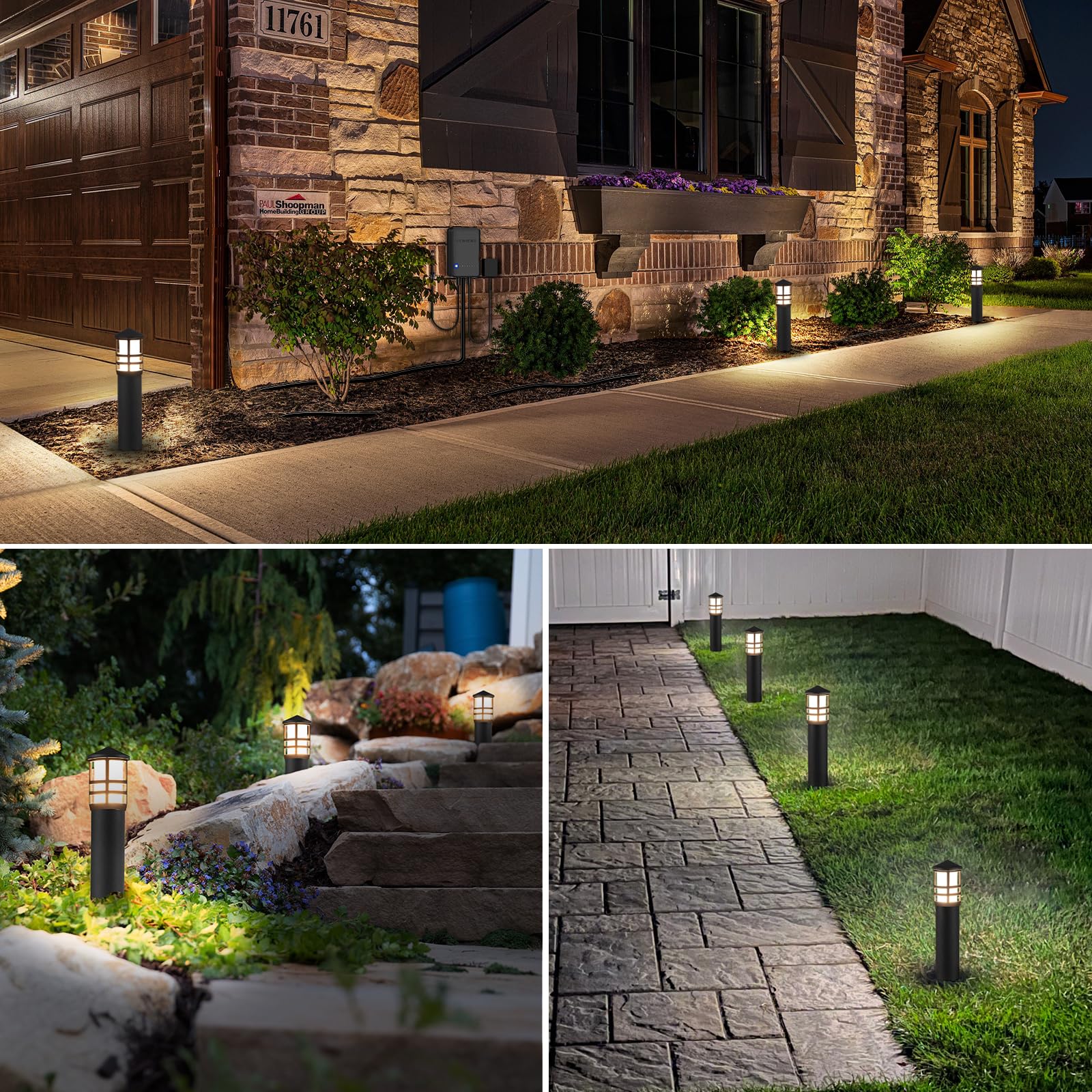SUNVIE IP65-rated outdoor lights withstand rain and dust exposure.