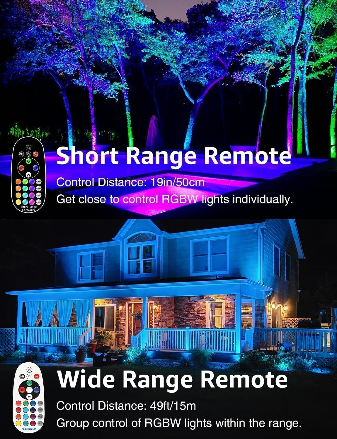 SUNVIE IP65 waterproof aluminum light built for all-weather outdoor use