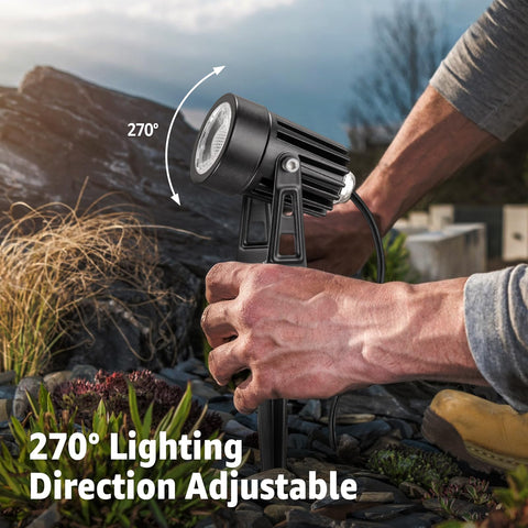 SUNVIE IP65 waterproof design guards against rain and splashes.
