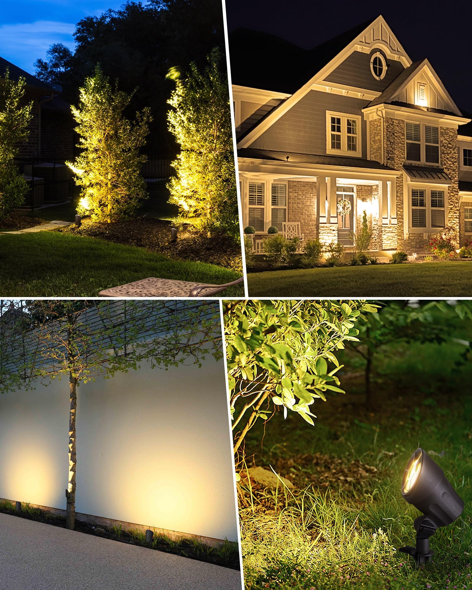 SUNVIE IP65 aluminum housing highlighting weatherproof durability for outdoors.