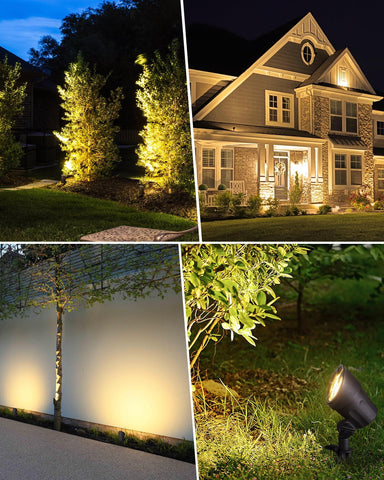 SUNVIE IP65 aluminum housing highlighting weatherproof durability for outdoors.