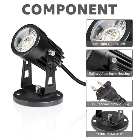 Sunvie LED spot light 270 degree adjustability for precise lighting