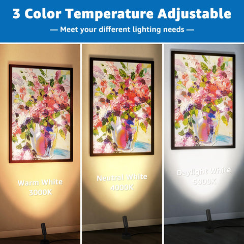 SUNVIE spotlight head tilts 90° and rotates for precise placement