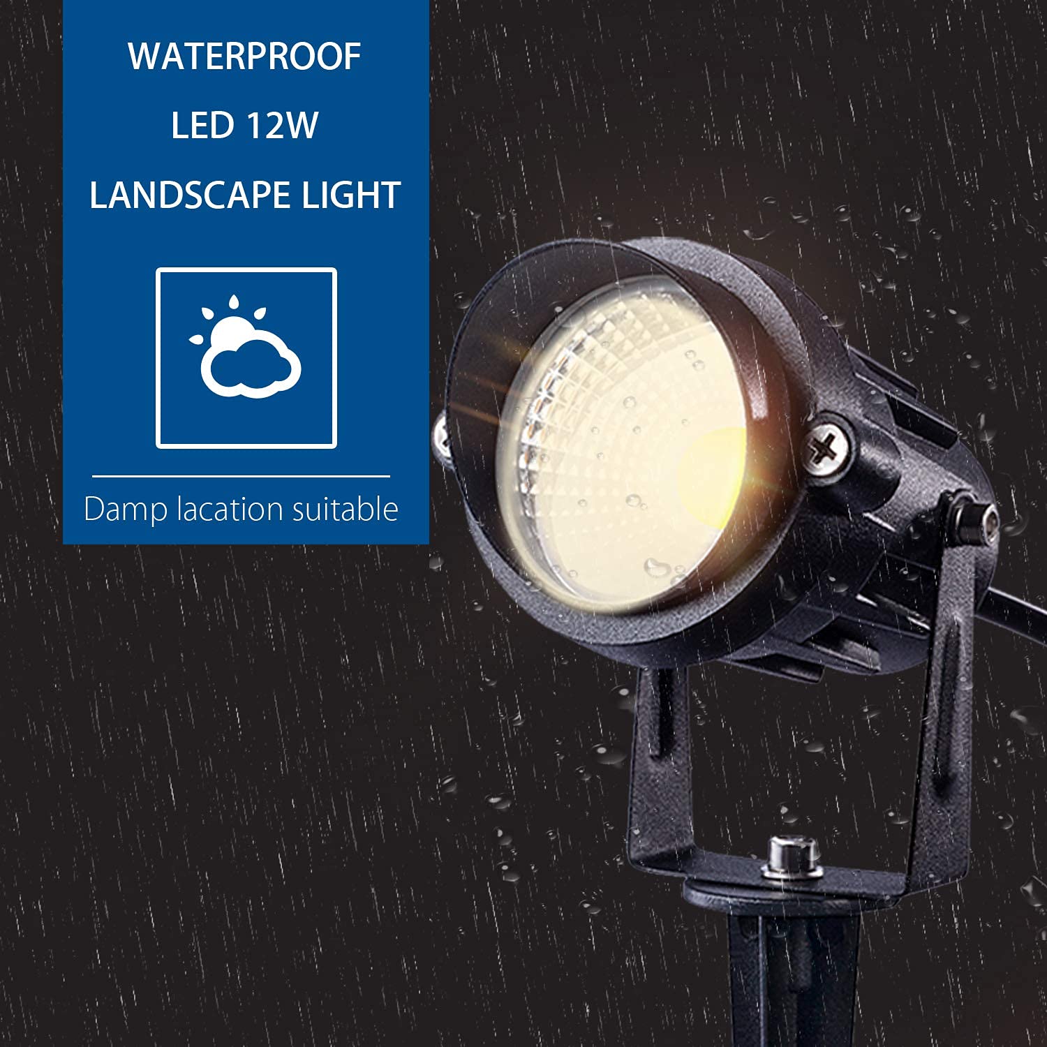 SUNVIE low-voltage 12V LED light compatible with landscape systems