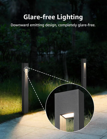 SUNVIE die-cast aluminum pathway light delivers durable outdoor lighting