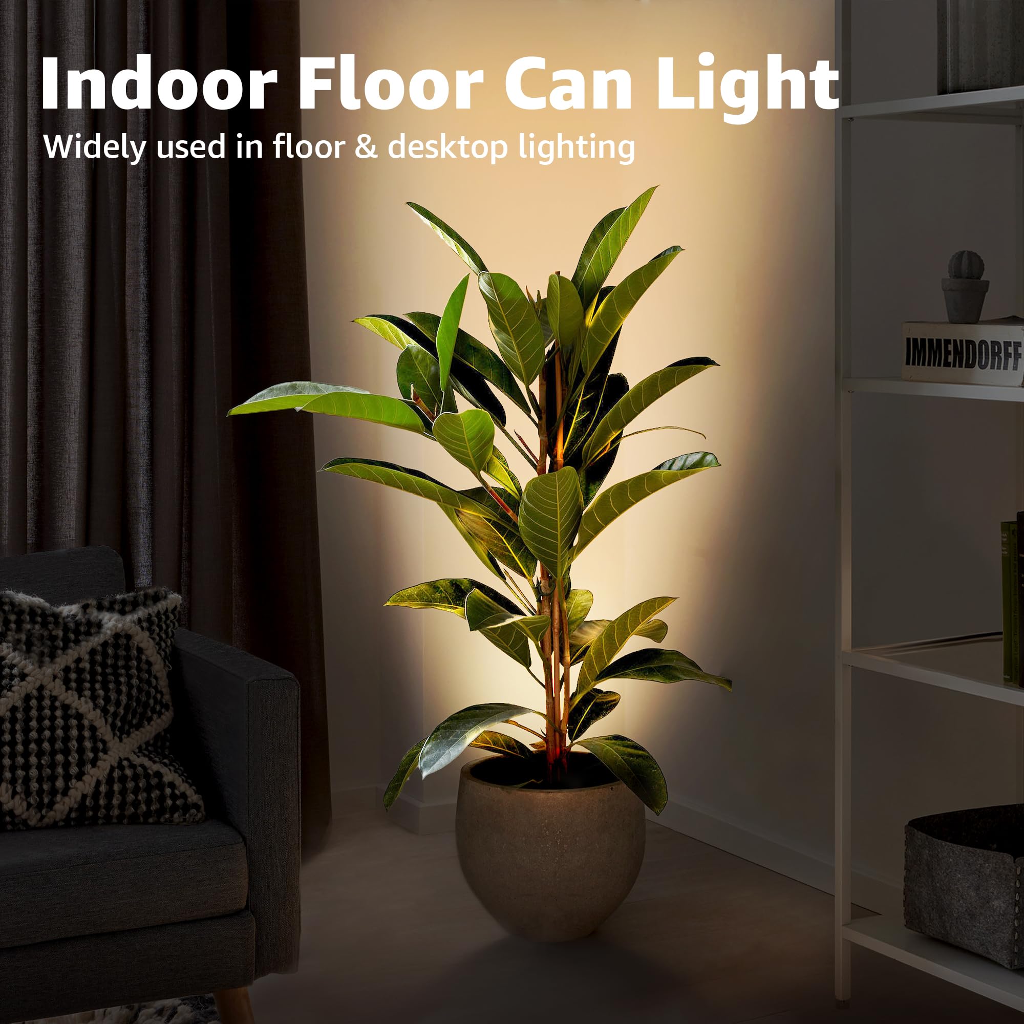 SUNVIE plug and play spotlight for easy, tool free setup.