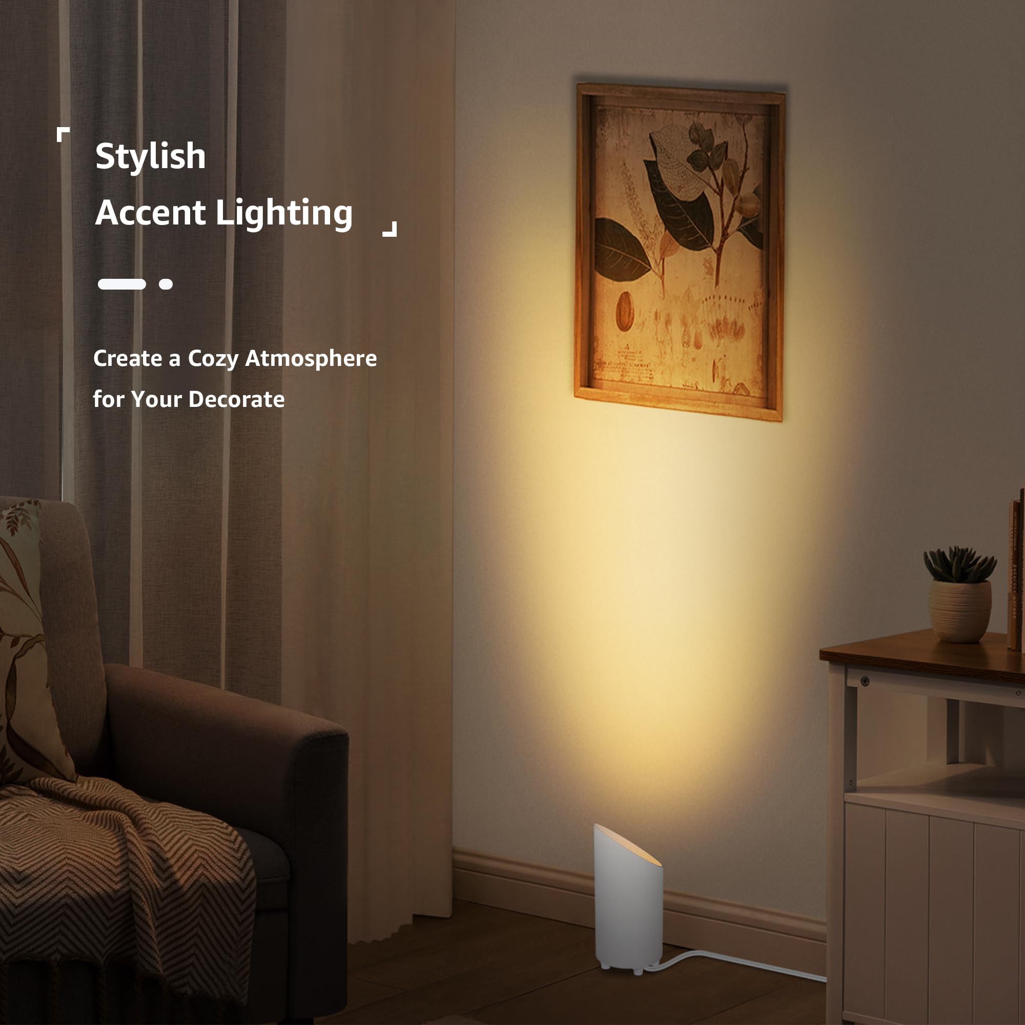 Sunvie 2700K warm white glow for cozy ambiance