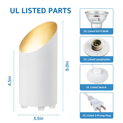 Sunvie white metal finish blends with modern decor