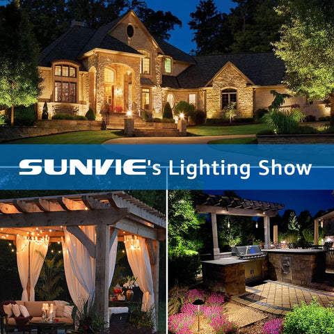 SUNVIE durable weatherproof design with warranty for outdoor use.