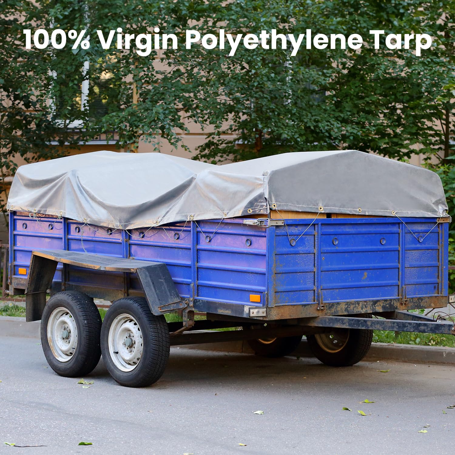 Sunvigor tarp with corner reinforced design for longer life