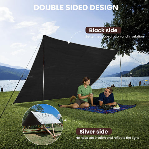Sunvigor tarp multipurpose cover for boats, vehicles, and equipment