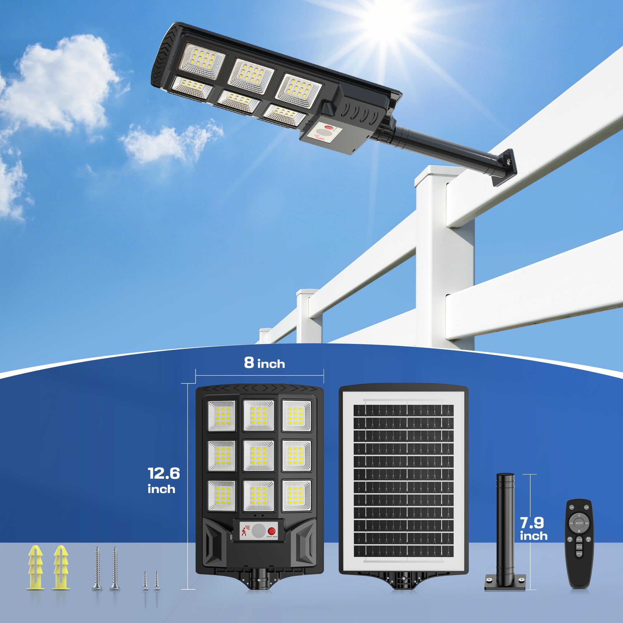 Sunwish remote control with three smart modes for flexible lighting.