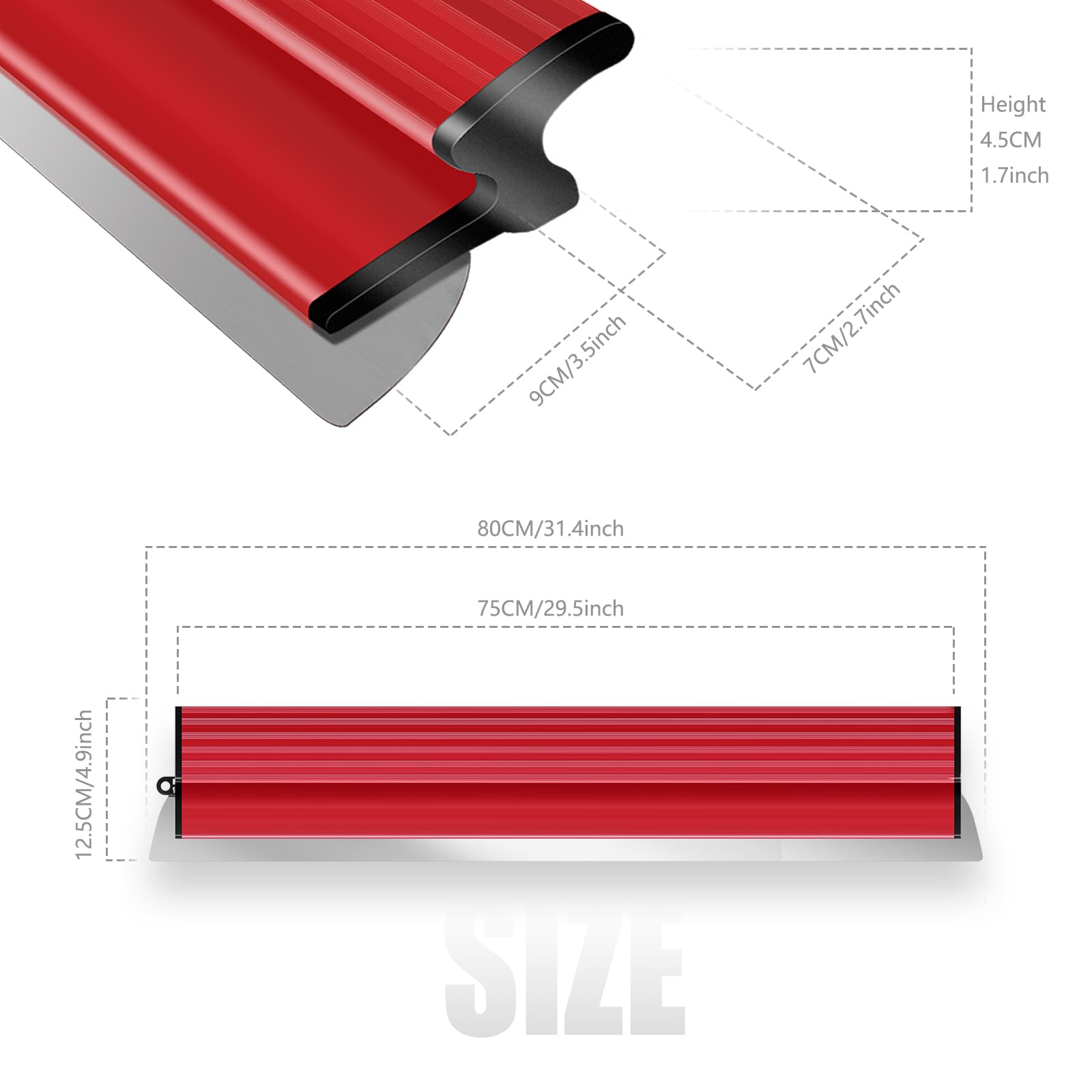 Suokoun extendable handle enables overhead drywall work and hard-to-reach areas.