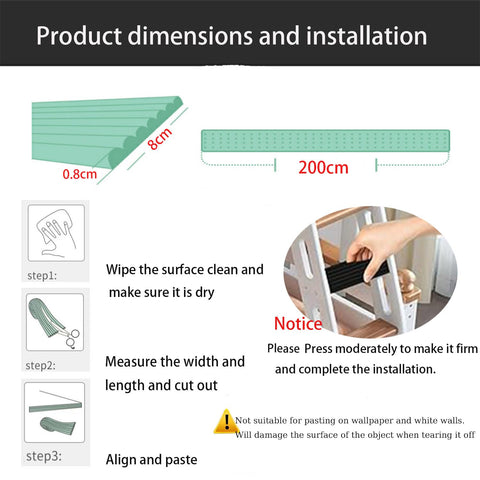 Suonady traction treads for stair steps improve grip and footing
