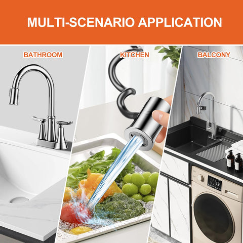 SUPAFA faucet extension suited for kitchen and bathroom use