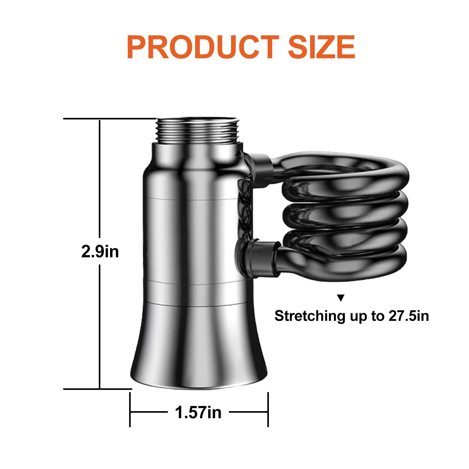 SUPAFA packaging shows adapters included for faucet compatibility