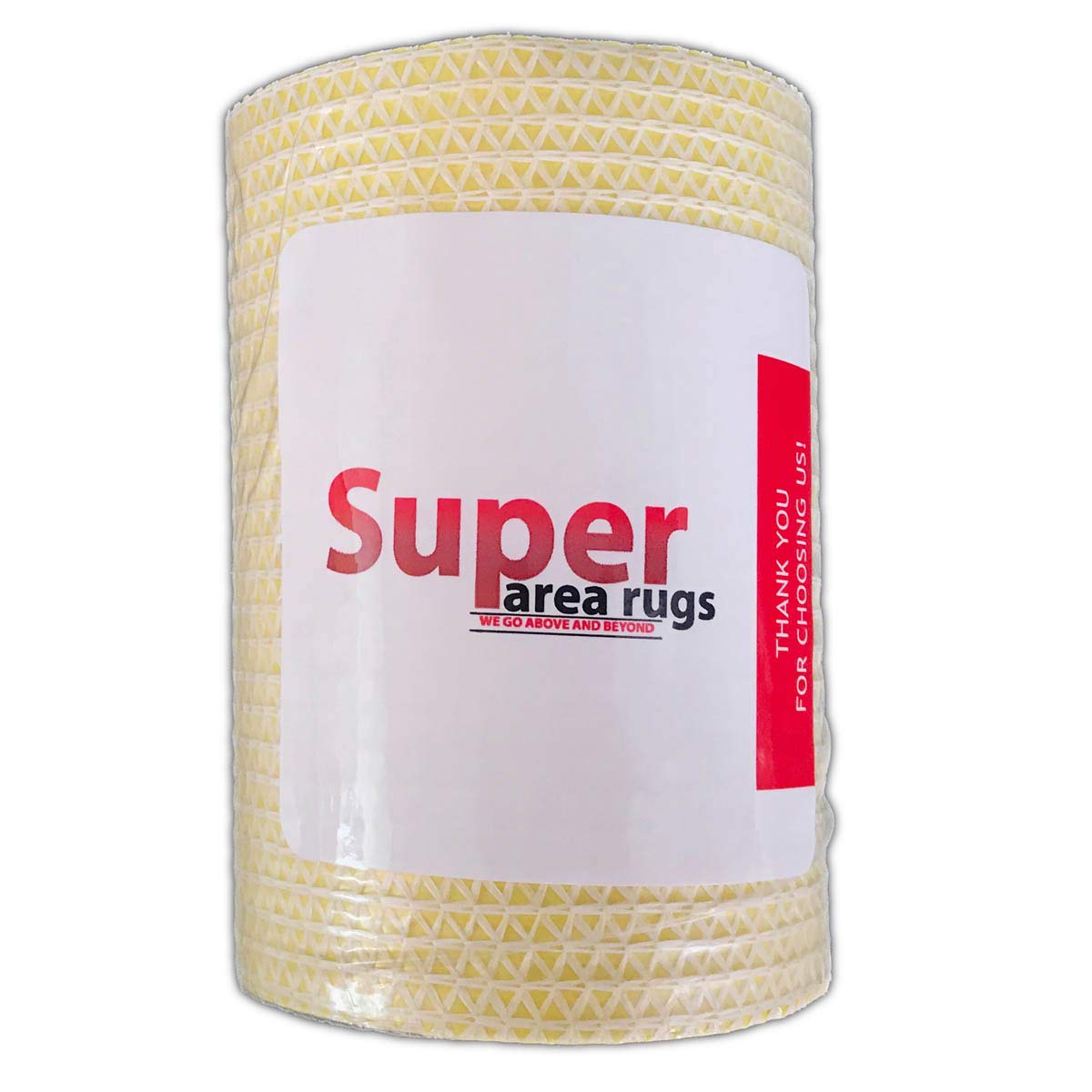 Super Area Rugs USA-made tape with heavy-duty adhesive for durable results.