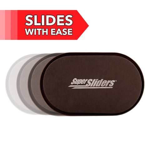 Side view of Super Sliders showing the felt base for smooth gliding.