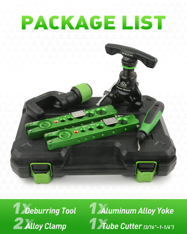 Super Stars 5-in-1 kit includes clamps, cutter, and deburr with case.