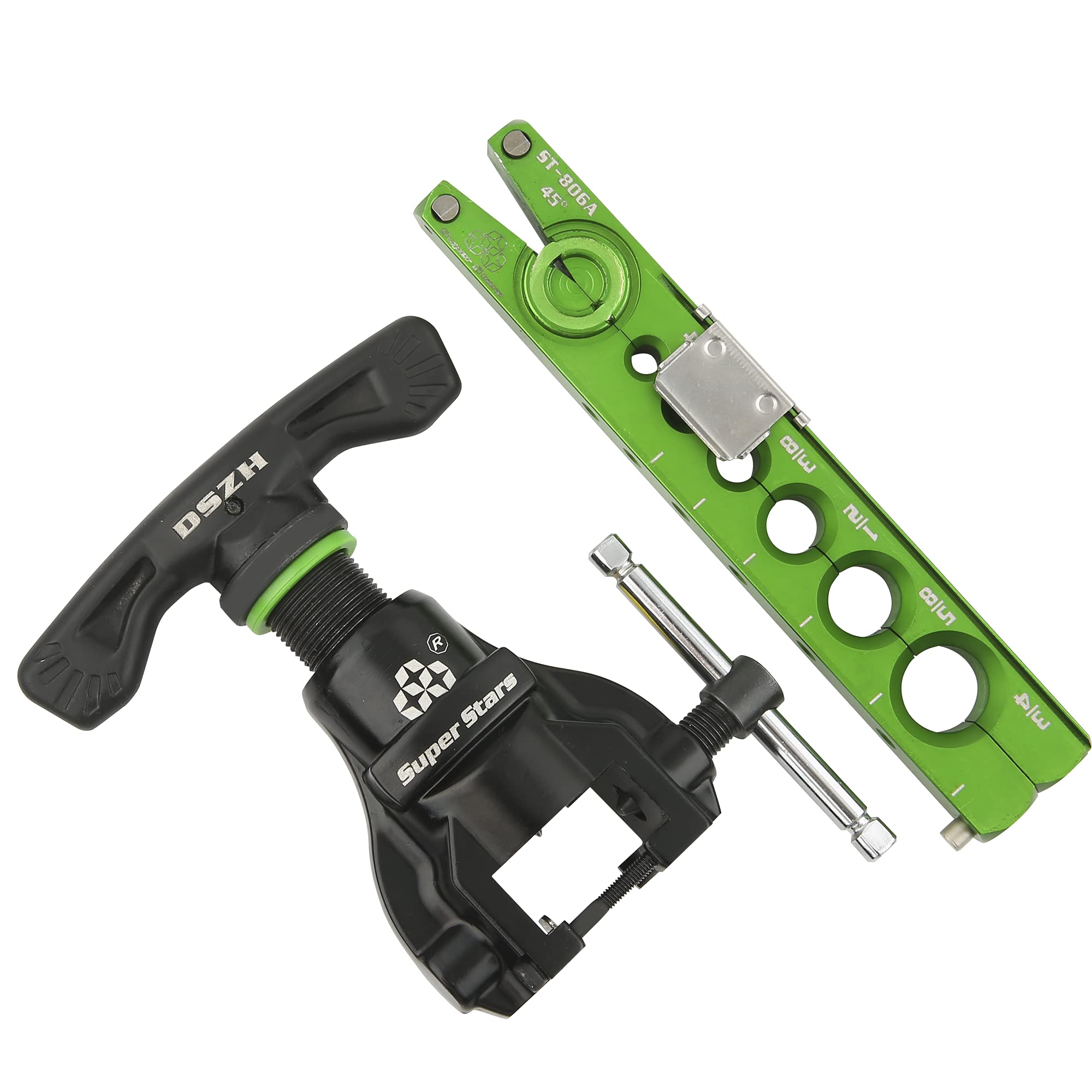 Super Stars flaring tool set compact, weighs about 1.5 kg in case.