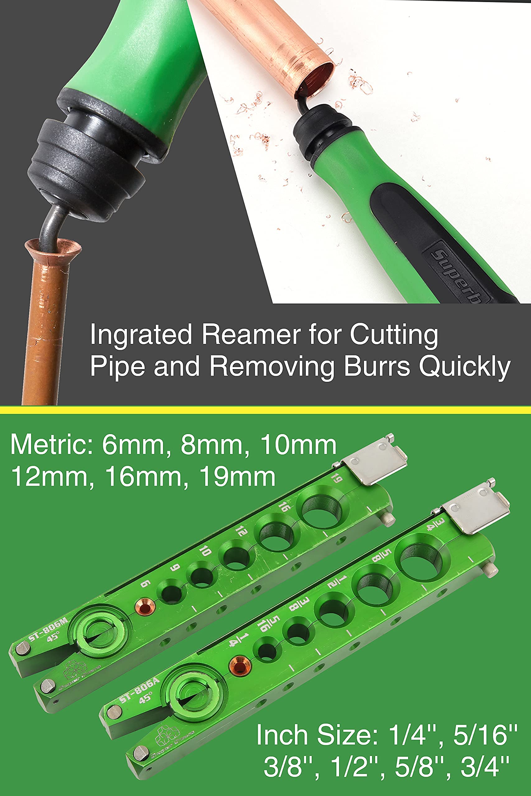 Super Stars flaring tool chrome-plated steel for rugged jobs.