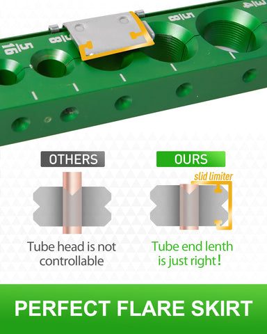 Super Stars flaring tool supports 6–19 mm tubing for R410a work.