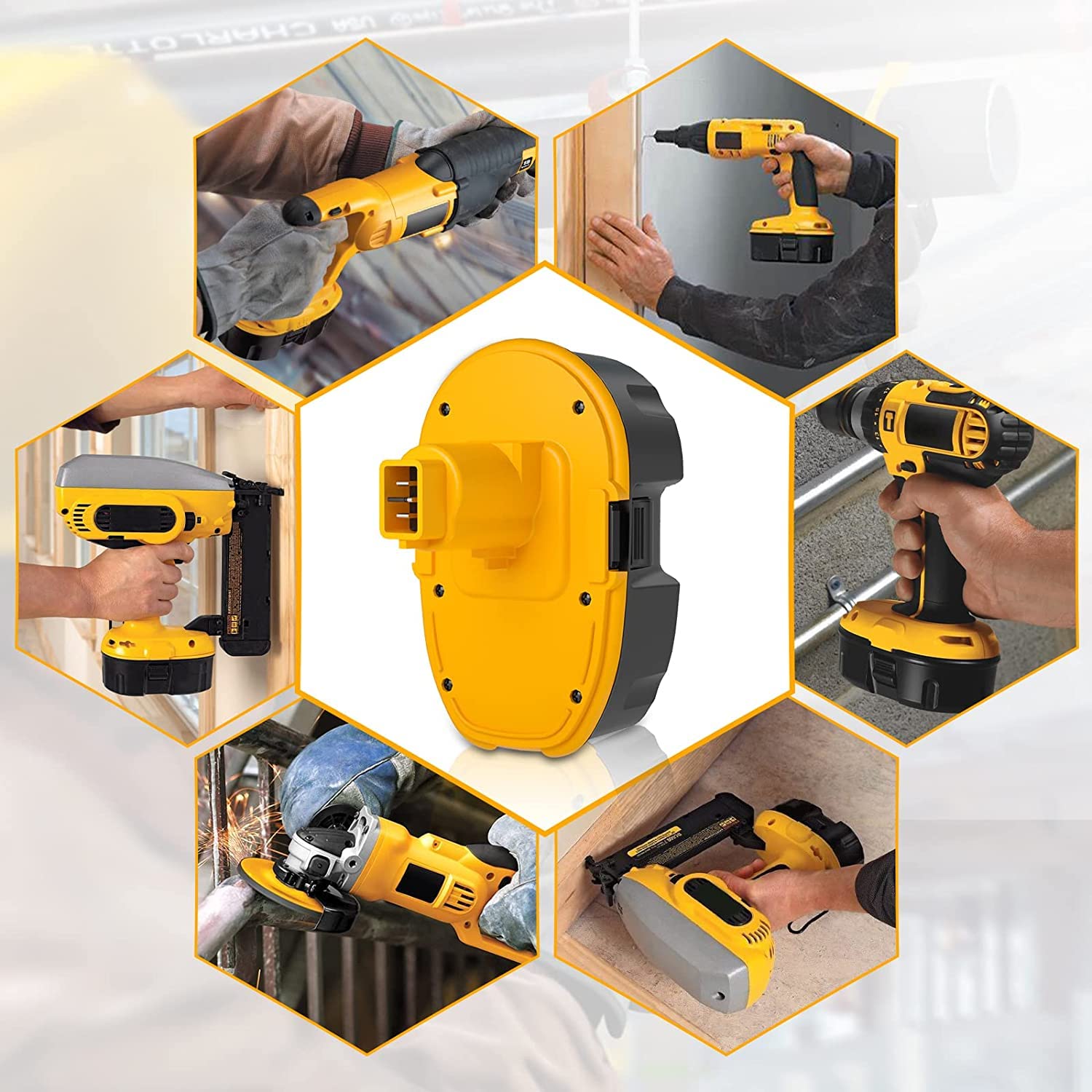 Durable Ni-MH SupeRakita battery for cordless tools