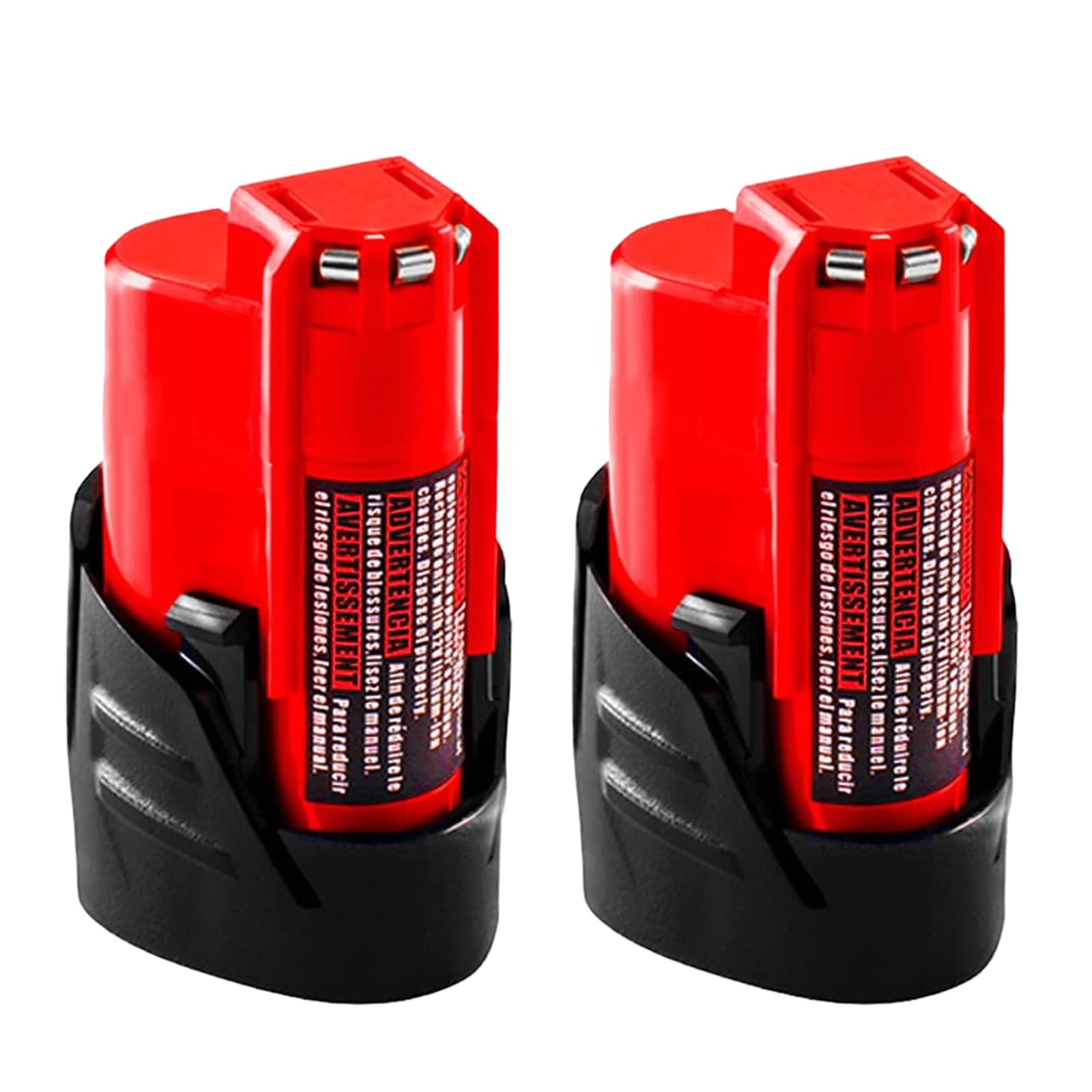 SupeRakita Milwaukee M12 4000mAh battery 2-pack extends cordless runtime.