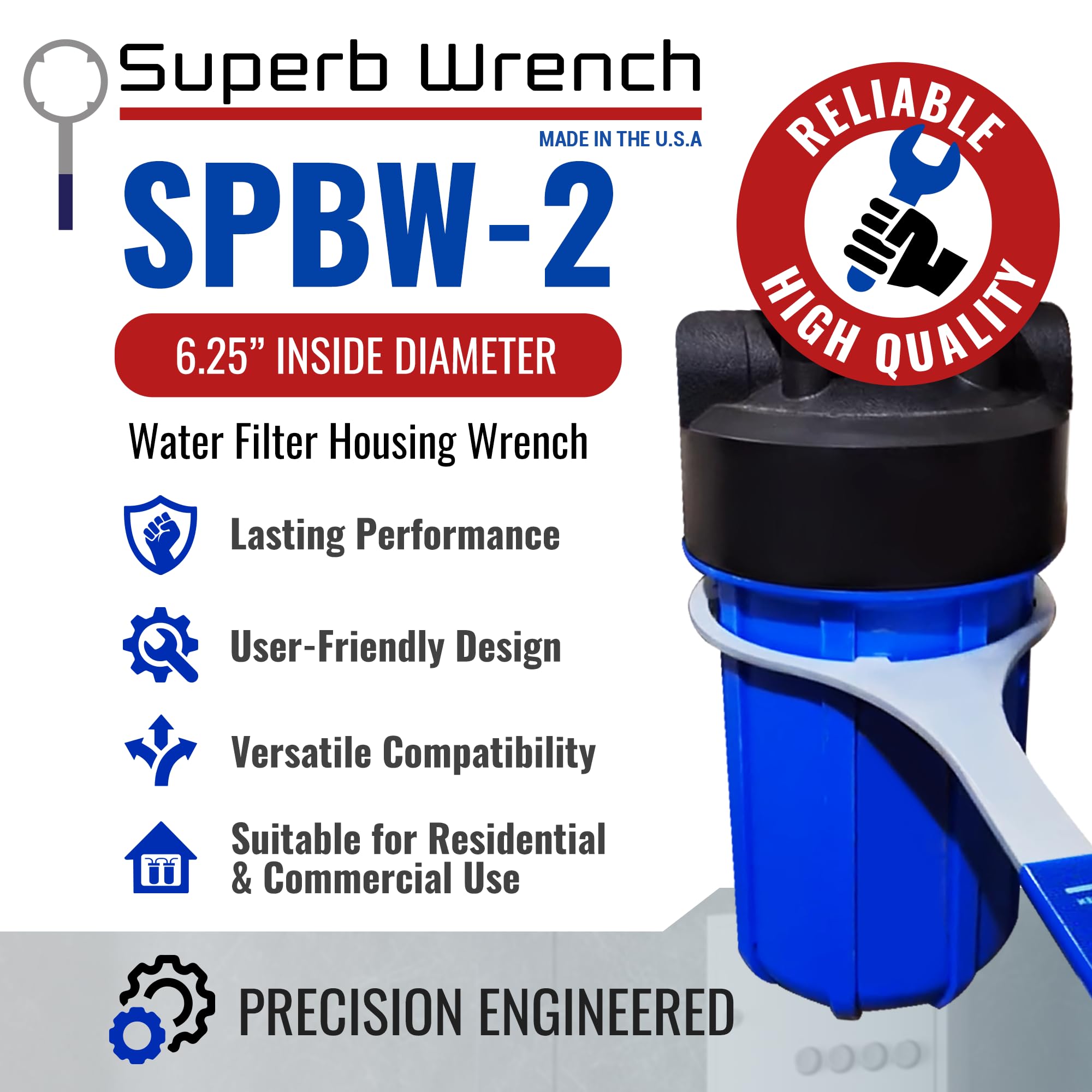 SPBW-2 with 6.28-inch ID fits Big Blue housings confidently