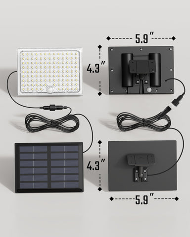 SuperDANNY 2-pack solar wall lights provides reliable off-grid lighting.