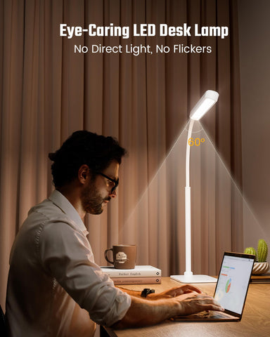 SUPERDANNY 360° gooseneck enables precise positioning for focused tasks.