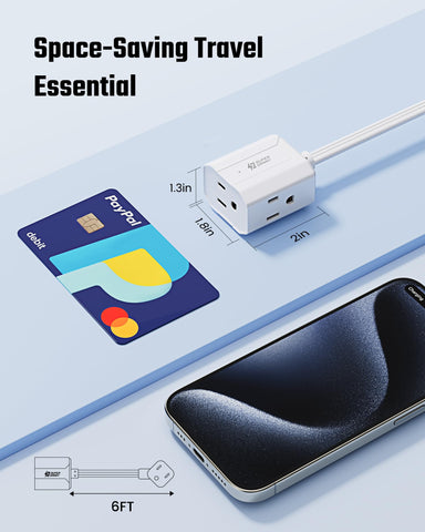 SUPERDANNY compact case is travel-friendly and easy to pack.