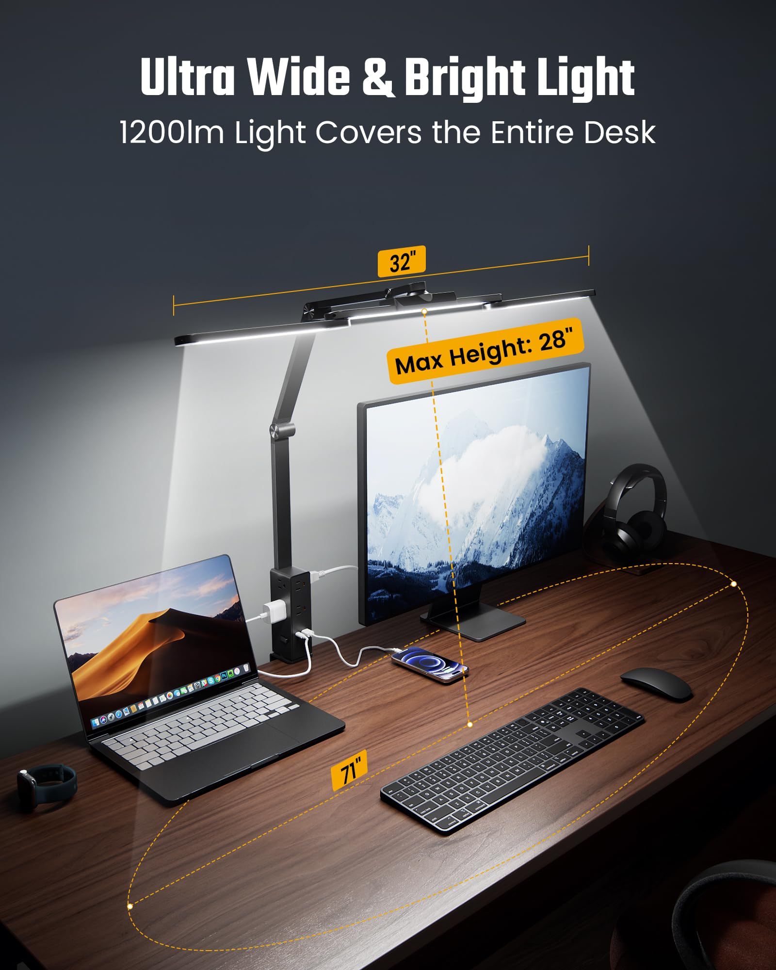 SUPERDANNY lamp brightness control for smooth dimming from 100% to 10%