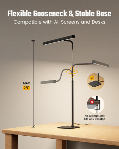 60 high-efficiency LEDs deliver broad, even light coverage.