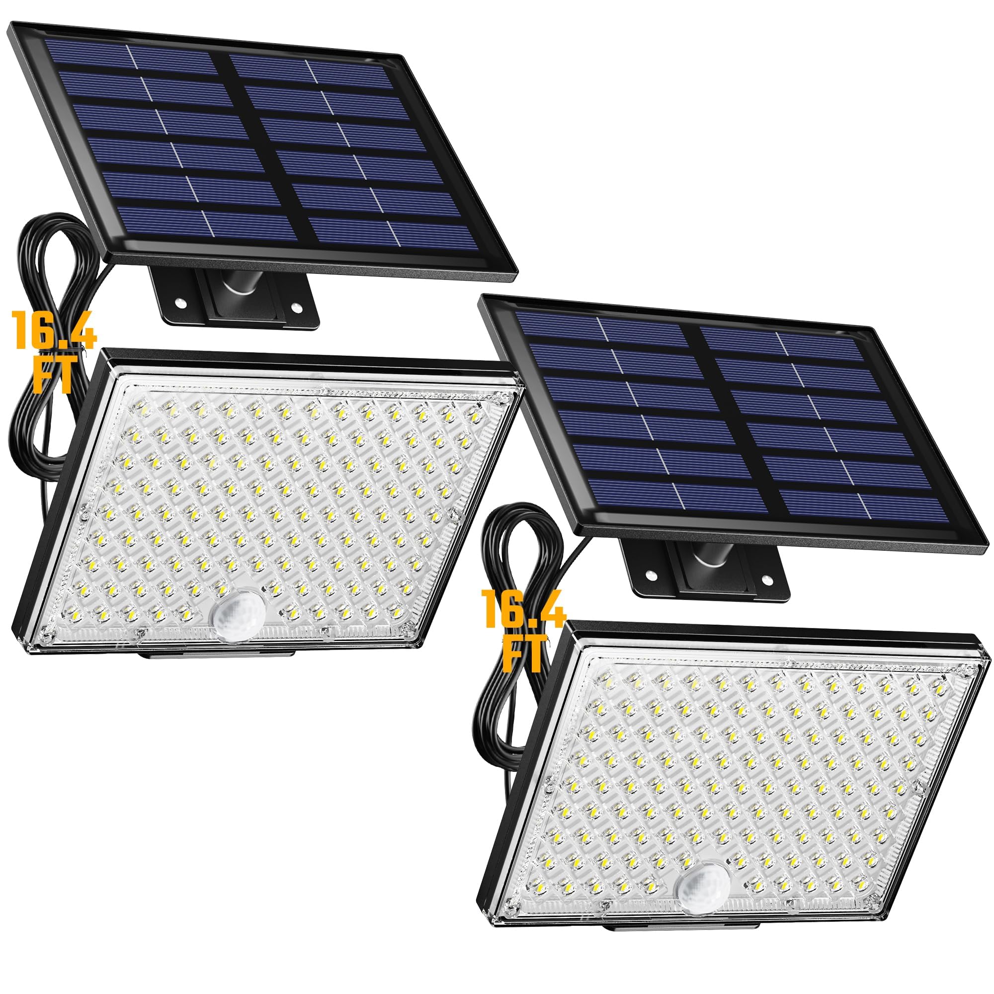 SuperDANNY solar outdoor light with 113 LEDs delivering bright wide-area illumination.