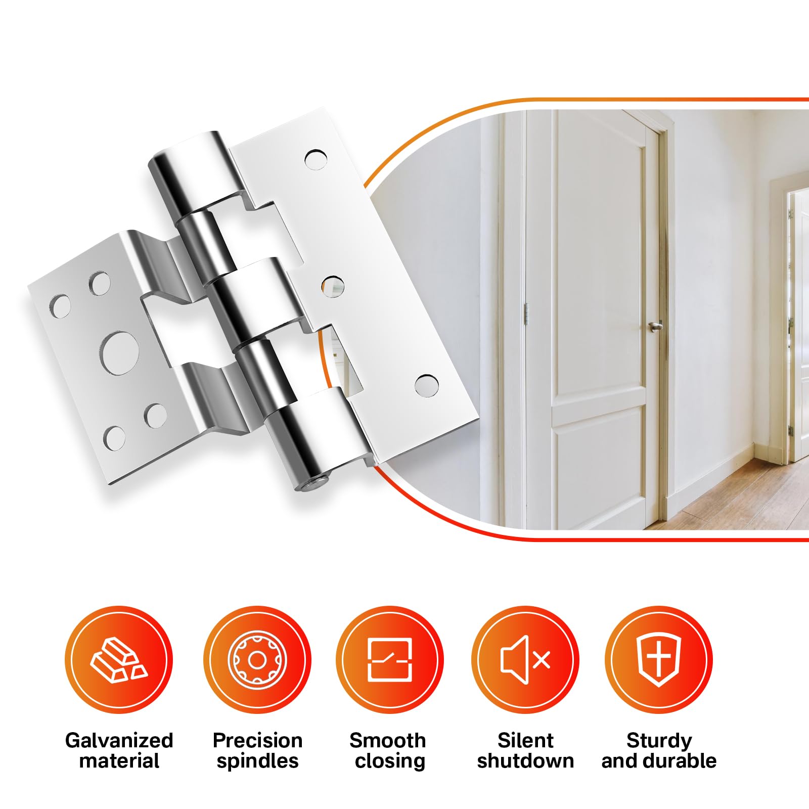 SuperDi easy-install process shown with included screws.