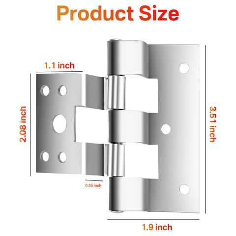 SuperDi hinges installed on Elixir 6000 demonstrates easy upgrade for smoother door operation.