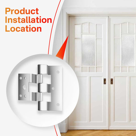 SuperDi hinges provide quiet operation for peaceful entry and exit.