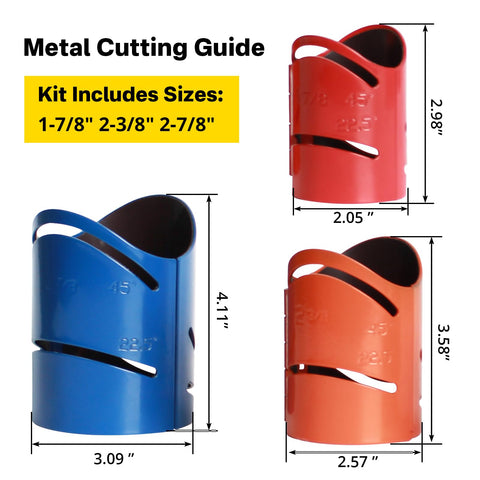 SuperDi guide on 2-3/8 inch pipe delivers square ends