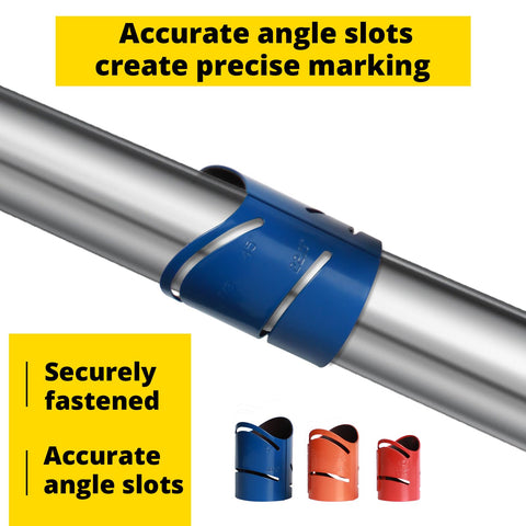 Close-up shows smooth cut surfaces produced by the guide