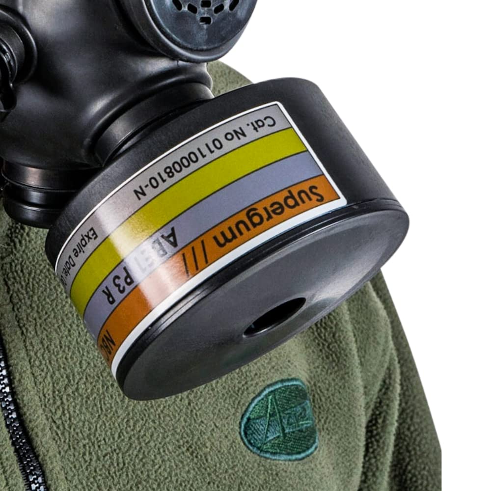 IDF-approved Supergum CBRN 40mm filter labeling