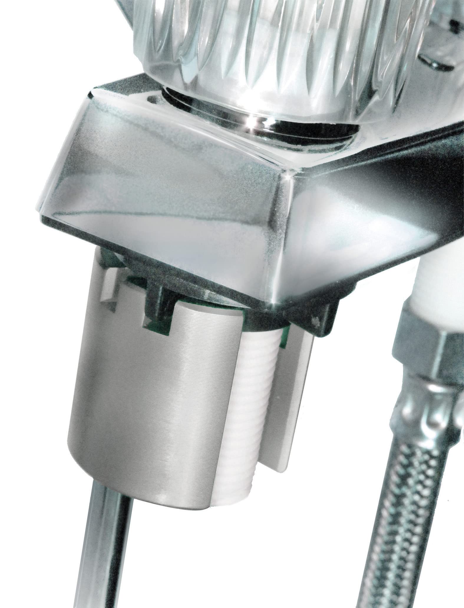 Superior Tool Basin Buddy fits around ½ inch faucet shank for easy removal