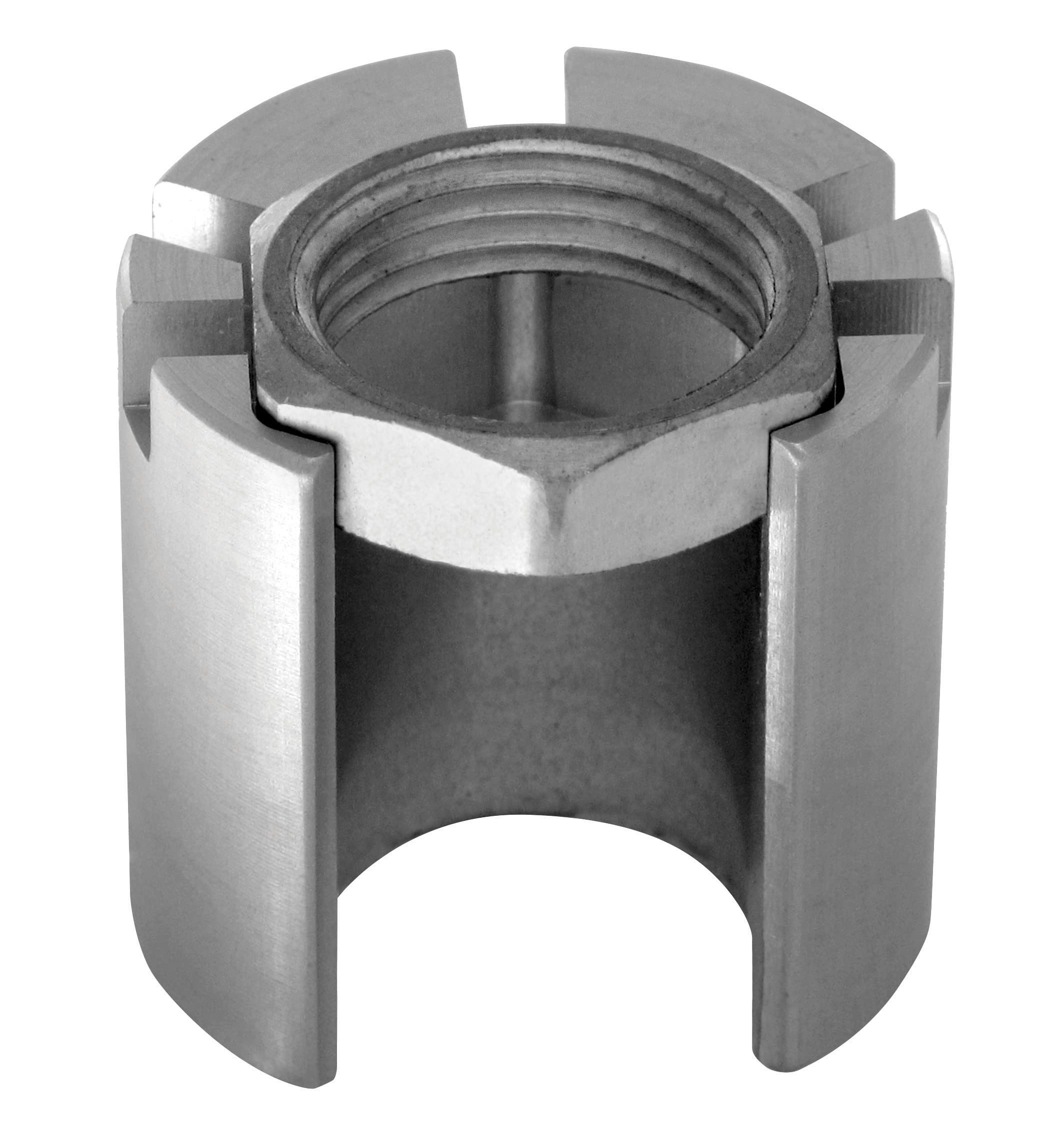 Superior Tool Basin Buddy clears PVC locknuts with ease