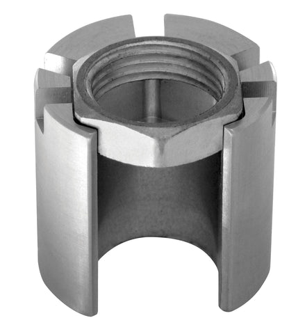 Superior Tool Basin Buddy clears PVC locknuts with ease