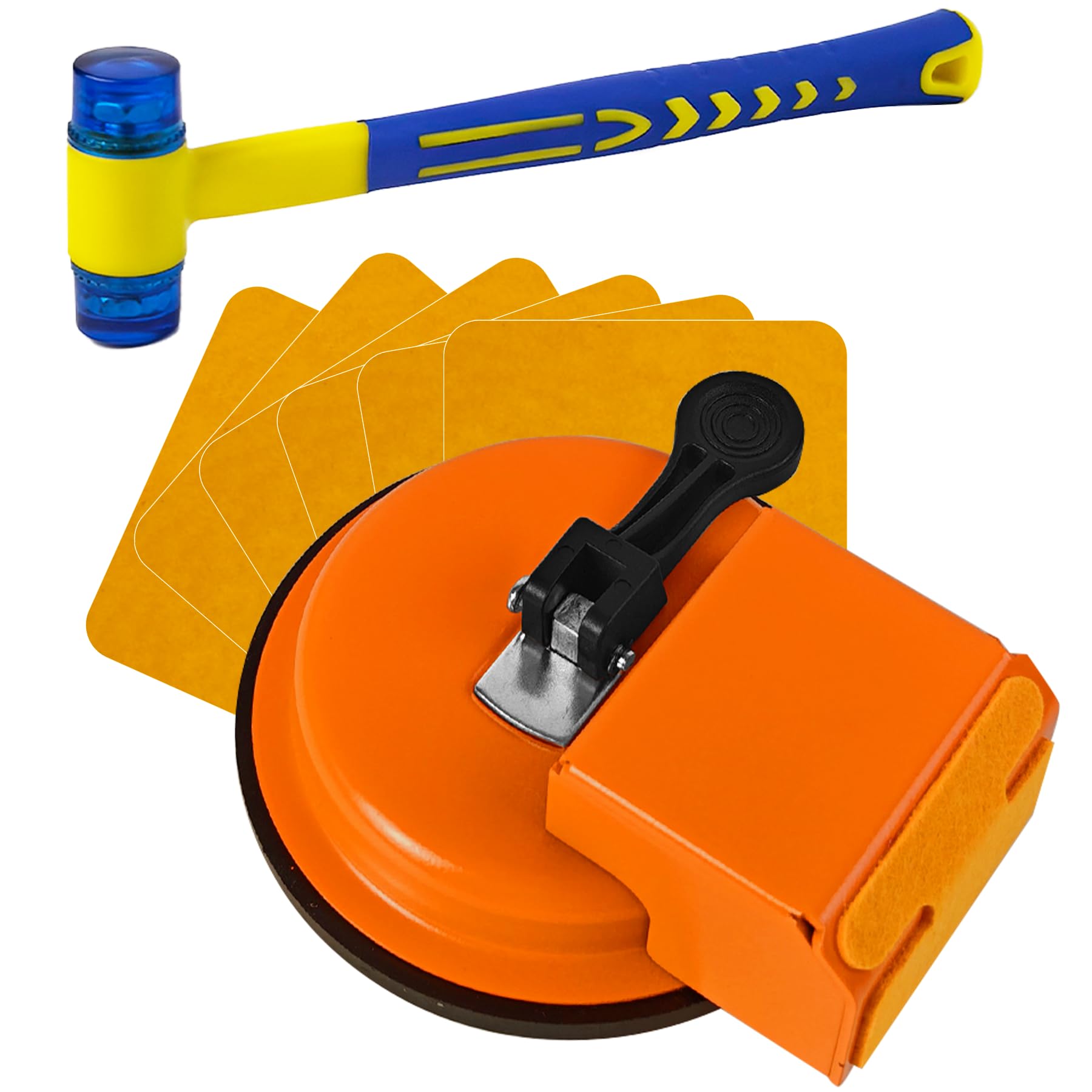 Superjackwang Floor Gap Fixer suction-cup grips firmly for secure floor repairs.
