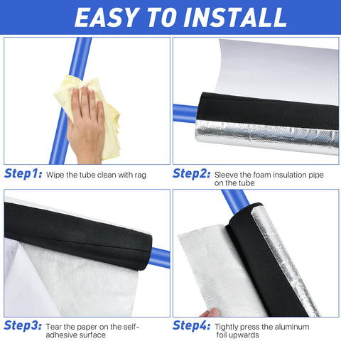 Supkiir outdoor pipe protection shields against weather and moisture.